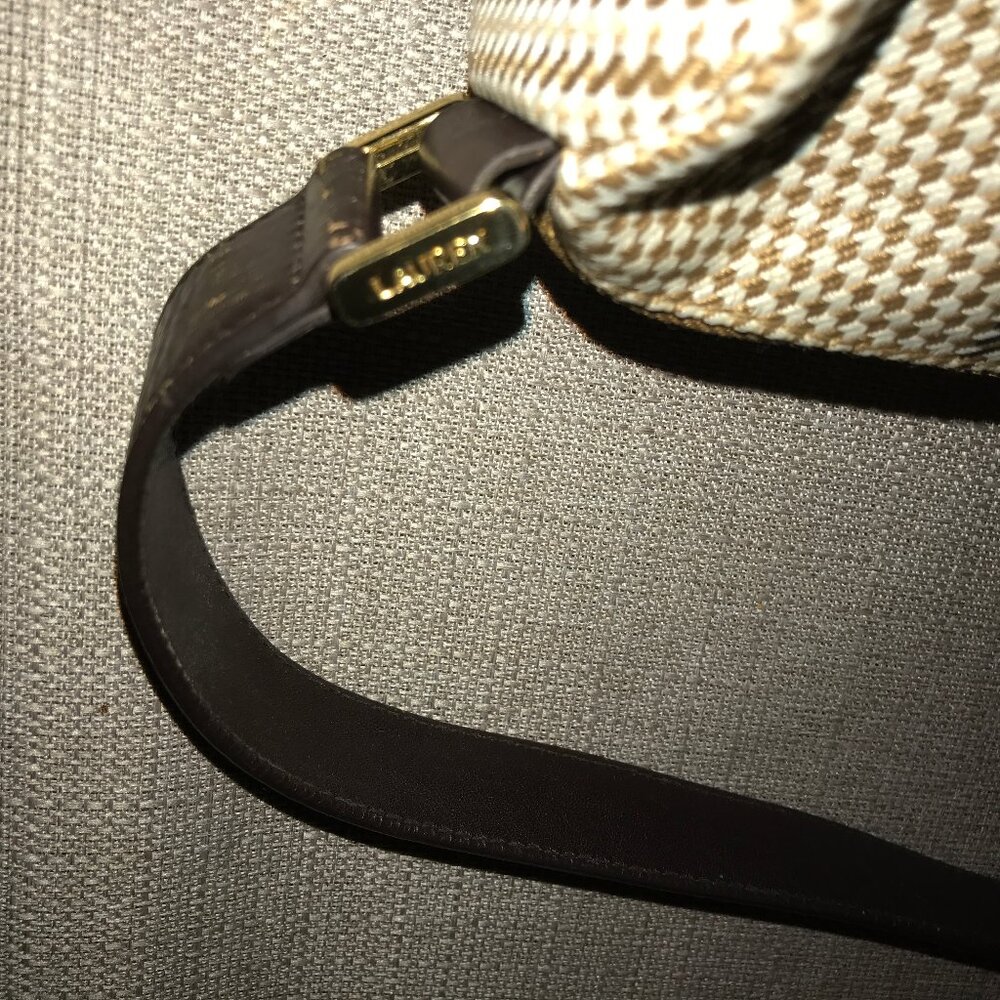Lauren Ralph Lauren Houndstooth Barrel Bag - Picture 11 of 16